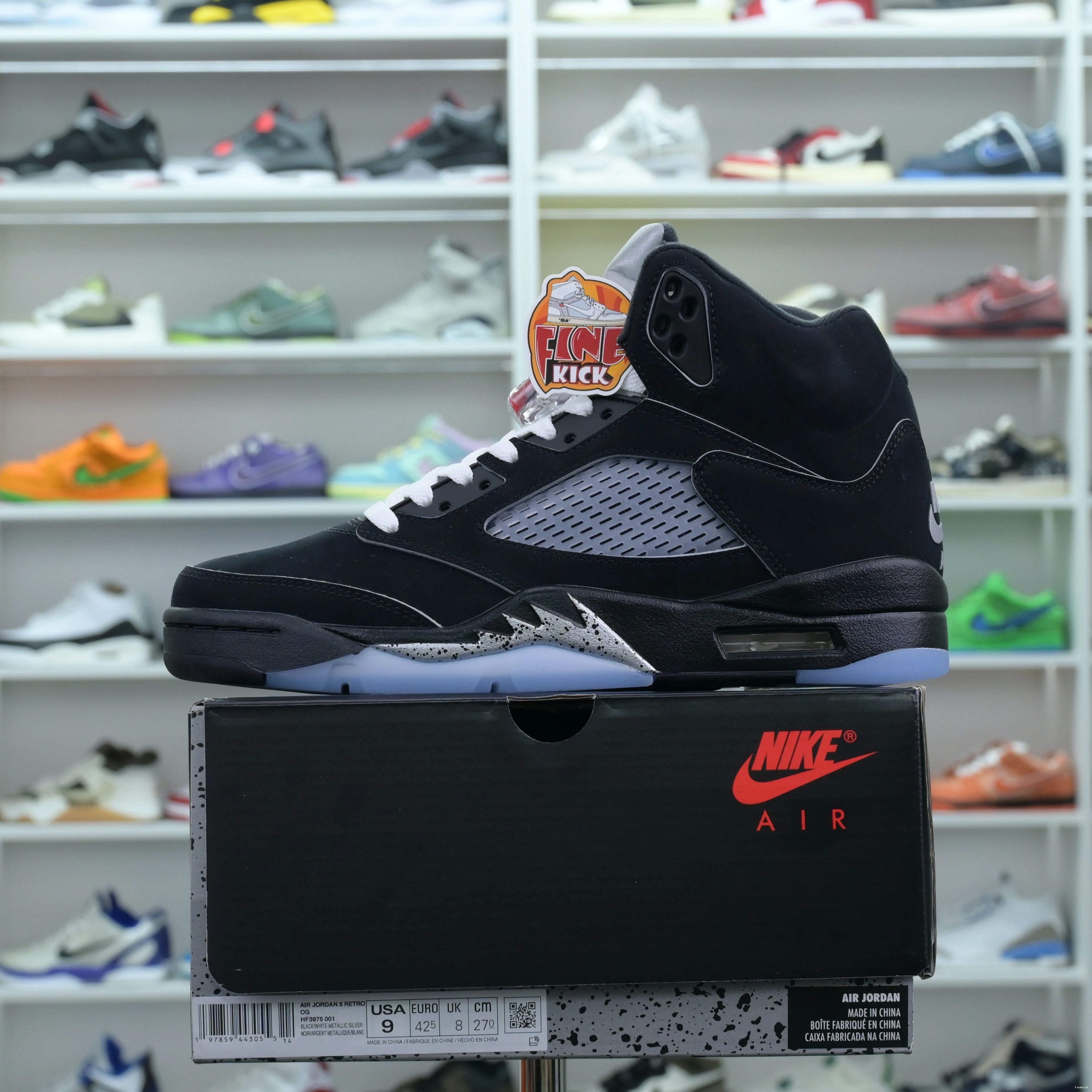 5“BLACK REIMAGINED” METALLIC Air Jordan Jordan 1101